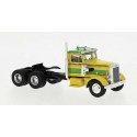 1955 Peterbilt 281 Semi Tractor Only - Assembled -- Yellow, Green, HO, Brekina Automodelle 85760