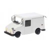 Long Life Vehicle (LLV) Mail Truck -- White, Unlettered, HO, Walthers SceneMaster 12250