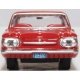 1963-1970 Chevrolet Corvair Coupe - Assembled -- Riverside Red, HO, Oxford Diecast 87CH63002
