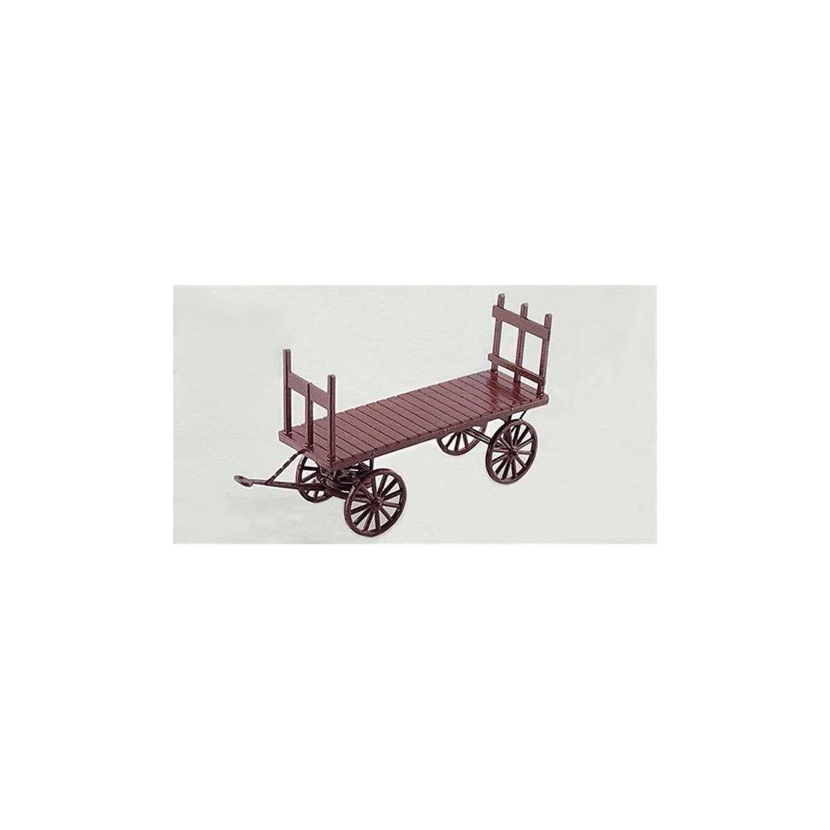 Wood Baggage Wagon - Kit -- pkg(2), HO, Tichy Train Group 8317