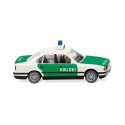 1987-1996 BMW 525i Sedan - Assembled -- Police (green, white, German Lettering), HO, Wiking 86445