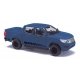 2015 Nissan Navara Crew-Cab Pickup Truck - Assembled -- Blue, Black, HO, Busch Gmbh & Co Kg 53710