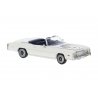 1975 Cadillac Eldorado Convertible - Assembled -- Top Down (white, Eagle Graphics), HO, Brekina Automodelle 19759