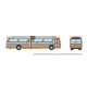 1959-1986 GM New Look/Fishbowl Bus - Deluxe Lighted - Assembled -- Miami-Dade 109 (silver, or, HO, Rapido Trains Inc 753143