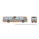 1959-1986 GM New Look/Fishbowl Bus - Deluxe Lighted - Assembled -- Miami-Dade 144 (silver, or, HO, Rapido Trains Inc 753144