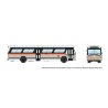 1959-1986 GM New Look/Fishbowl Bus - Deluxe Lighted - Assembled -- Los Angeles SCRTD 1047 (wh, HO, Rapido Trains Inc 753141