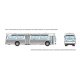 1959-1986 GM New Look/Fishbowl Bus - Deluxe Lighted - Assembled -- Painted, Unlettered (Trans, HO, Rapido Trains Inc 751037