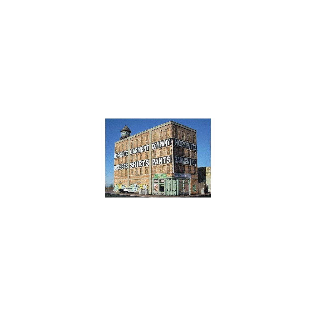 Horowitz Garment Company -- Kit - 11 x 4-1/2′ 27.9 x 11.4cm, HO, Downtown Deco 1046