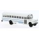1960s-1970s Dodge S 600 Bus - Assembled -- New York Police Department (white, blue), HO, Brekina Automodelle 61332