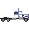 1970s Kenworth W900 Seminole Tractor w/36′ Sleeper Cab - Assembled -- Blue, White, N, Trainworx Inc 49034