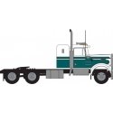 1970s Kenworth W900 Seminole Tractor w/36′ Sleeper Cab - Assembled -- White, Green, N, Trainworx Inc 49035