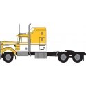 1970s Kenworth W900 Seminole Tractor w/60′ VIT Aerodyne Sleeper Cab- Assemb -- Yellow, White, N, Trainworx Inc 49046