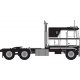 1970s Kenworth K100 Potomac Tractor w/VIT Flat-Top Sleeper Cab - Assembled -- Black, White, N, Trainworx Inc 41055