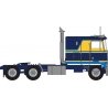 1970s Kenworth K100 Potomac Tractor w/VIT Flat-Top Sleeper Cab - Assembled -- Blue, Yellow, N, Trainworx Inc 41056