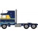 1970s Kenworth K100 Potomac Tractor w/Aerodyne Sleeper Cab - Assembled -- Blue, Yellow, N, Trainworx Inc 41066