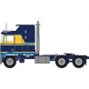 1970s Kenworth K100 Potomac Tractor w/Aerodyne Sleeper Cab - Assembled -- Blue, Yellow, N, Trainworx Inc 41066
