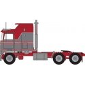 1970s Kenworth K100 Salem Tractor w/Aerodyne Sleeper Cab - Assembled -- Red, Gray, N, Trainworx Inc 41061