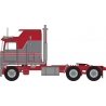 1970s Kenworth K100 Salem Tractor w/Aerodyne Sleeper Cab - Assembled -- Red, Gray, N, Trainworx Inc 41061