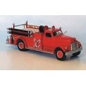 1950-1953 GMC-LaFrance Open Cab Pumper - Resin Kit -- Undecorated, HO, Sylvan Scale Models V084