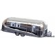 1958 Airstream Aluminum Camping Trailer - Assembled -- Silver, HO, Busch Gmbh & Co Kg 44982