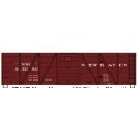 40′ 6-Panel Single-Sheathed Wood Boxcar with Steel Doors and Ends - Kit -- New Haven 63262 (Boxcar Red), HO, Accurail Inc 7117