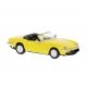 Triumph Spitfire Convertible - Assembled -- Top Down (yellow), HO, Brekina Automodelle 15177