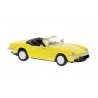 Triumph Spitfire Convertible - Assembled -- Top Down (yellow), HO, Brekina Automodelle 15177