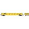 Class G22 Steel Gondola - Ready to Run -- Penn Central (MOW yellow, Three-Rib End), HO, Rapido Trains Inc 194008A