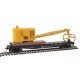 Flatcar with Logging Crane - Ready to Run -- Chessie System B&O (blue, yellow), HO, WalthersTrainline 1782