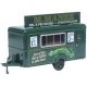 Concession Trailer - Assembled -- M Manze Jellied Eels (green), HO, Oxford Diecast 87TR018