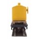 Flatcar with Logging Crane - Ready to Run -- Chessie System B&O (blue, yellow), HO, WalthersTrainline 1782