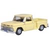 1965 Chevrolet Stepside Pickup - Assembled -- Yellow, HO, Oxford Diecast 87CP65007