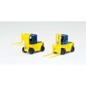 Forklift -- Yellow, Black pkg(2), N, TomyTec Co LTD 3517