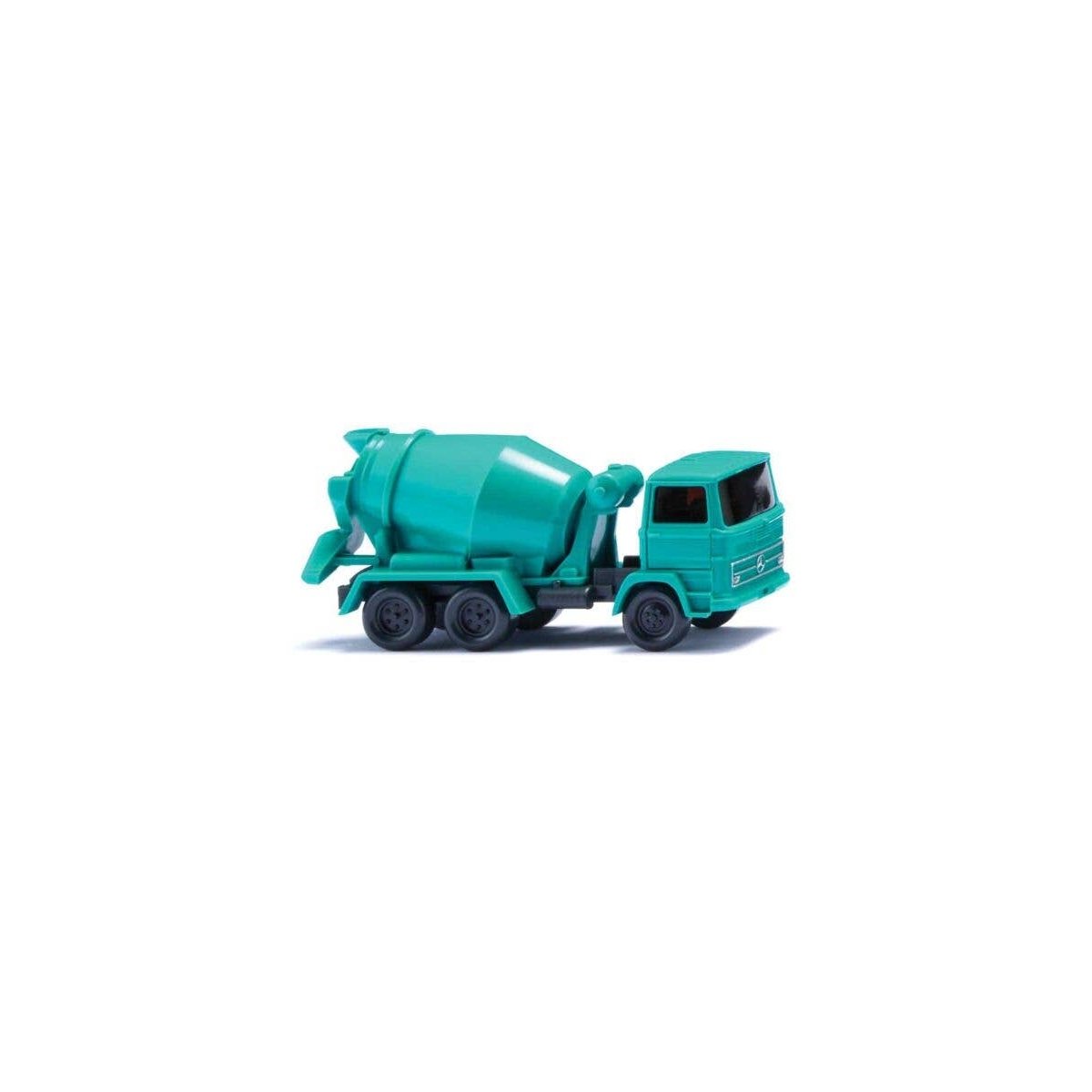 Mercedes-Benz Concrete Mixer - Assembled -- Water Blue, N, Wiking 94508