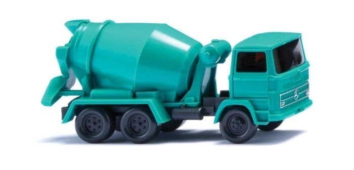 Mercedes-Benz Concrete Mixer - Assembled -- Water Blue, N, Wiking 94508