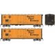Class R-40-27 Steel Reefer - Ready to Run -- Pacific Fruit Express Set 1 (1966 Scheme, orange, black, silver, Large Lett, HO, Ra