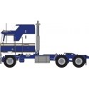 1970s Kenworth K100 Salem Tractor w/Aerodyne Sleeper Cab - Assembled -- Blue, White, N, Trainworx Inc 41062