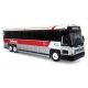 MCI D4000 Coach - Assembled -- Blue Ridge Trailways (red, silver, white, Destination Asheville), HO, Iconic Replicas 870485