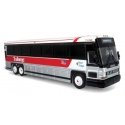 MCI D4000 Coach - Assembled -- Blue Ridge Trailways (red, silver, white, Destination Asheville), HO, Iconic Replicas 870485