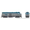 Amtrak NPCU Cabbage Cab Car - Sound and DCC -- Amtrak 90219 (Phase V, silver, blue), HO, Rapido Trains Inc 81517