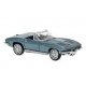 Chevrolet Corvette C2 Convertible - Assembled -- Metallic Turquoise, HO, Brekina Automodelle 18027