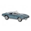 Chevrolet Corvette C2 Convertible - Assembled -- Metallic Turquoise, HO, Brekina Automodelle 18027