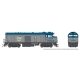 Amtrak NPCU Cabbage Cab Car - Sound and DCC -- Amtrak 90214 (Phase V Downeaaster Scheme, silver, blue), HO, Rapido Trains Inc 81