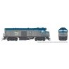 Amtrak NPCU Cabbage Cab Car - Sound and DCC -- Amtrak 90214 (Phase V Downeaaster Scheme, silver, blue), HO, Rapido Trains Inc 81