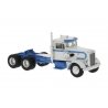 1955 Peterbilt 281 Semi Tractor Only - Assembled -- White, Blue, HO, Brekina Automodelle 85761