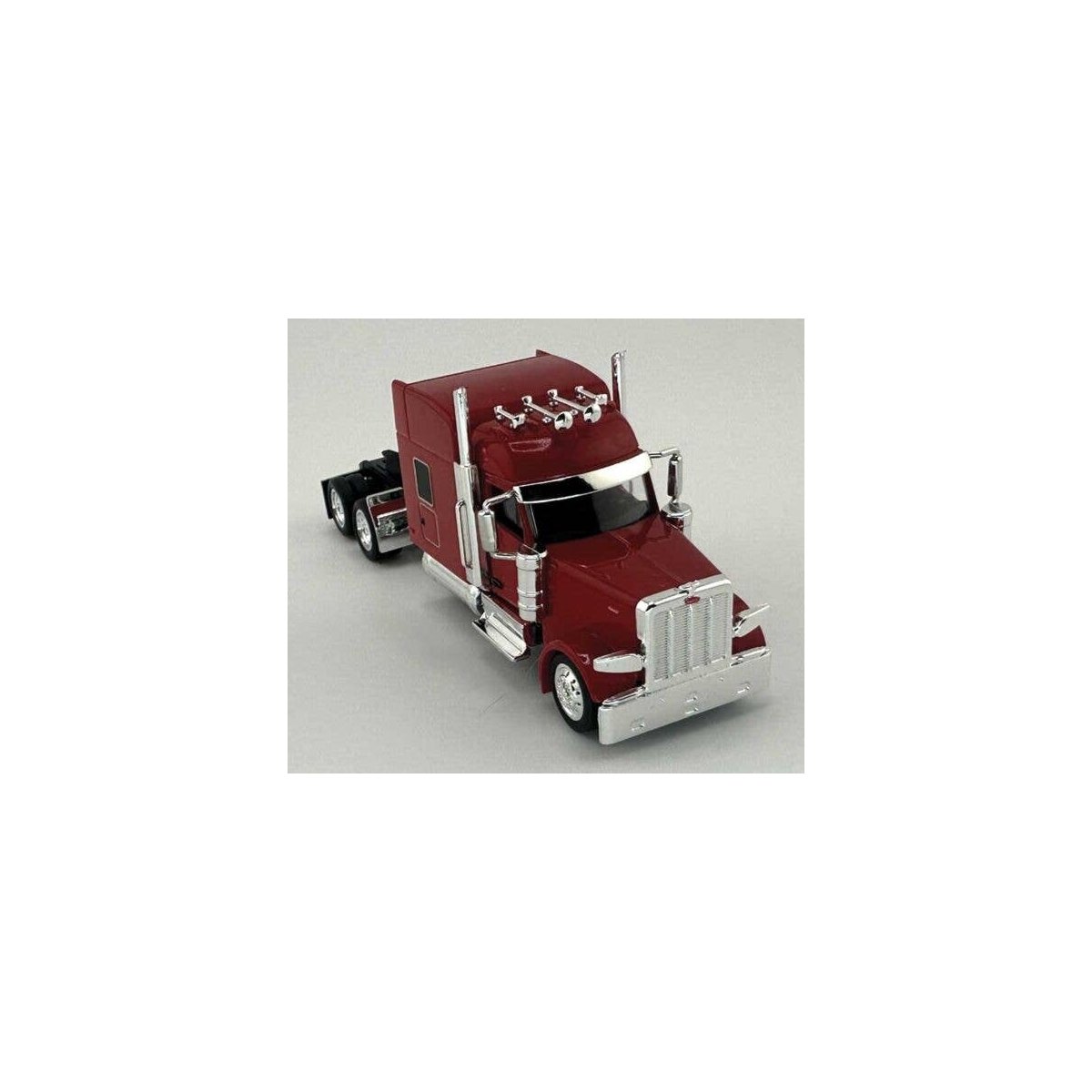 Peterbilt 589 Stand-Up Sleeper-Cab Semi Tractor - Assembled -- Red, HO, HO Logistics Replicas 589085