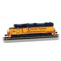 EMD GP38-2 Dynamic Brakes - Standard DC -- Chessie System 4806 (yellow, blue, vermillion), N, Bachmann Industries 61752
