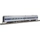 85′ Budd Diner - Ready to Run -- Amtrak(R) (Phase IV silver, Wide Blue, Thin Red & White Stripes), HO, WalthersMainline 30163