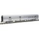85′ Budd Baggage-Railway Post Office - Ready To Run -- Santa Fe (silver), HO, WalthersMainline 30302