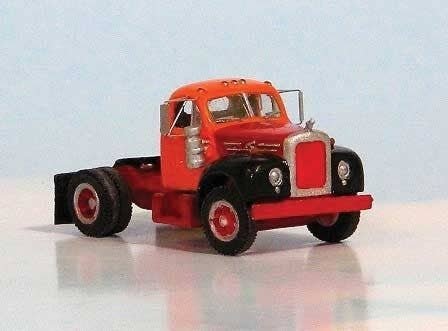 1953-1965 Mack B-61 Single-Axle Day-Cab Tractor Only - Resin Kit -- Undecorated, HO, Sylvan Scale Models V101